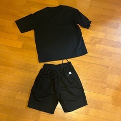 U.S. POLO ASSN. 黒ルームウェアセット Mサイズの画像