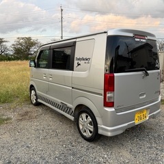 個人　エブリイワゴンPZターボスペシャル　車中泊できますの画像
