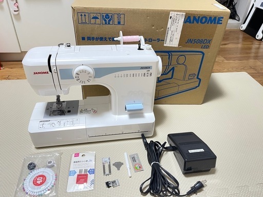 ジャノメ ミシン JN508DX LED 半年使用 美品