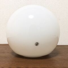 イケア FADO テーブルスタンド 球体ホワイト硝子 LED電球付き テーブルランプ美品 IKEA of Sweden 間接照明の画像