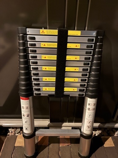 伸縮ハシゴ　アルミ　6.2m