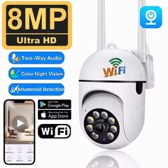 防犯カメラ 128GB microSDカード付き！wifi接続！スマホ確認可能！動作検知！USBケーブルタイプ 20250928 の画像