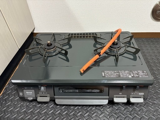 リンナイ/左強火力グリル付きガステーブル