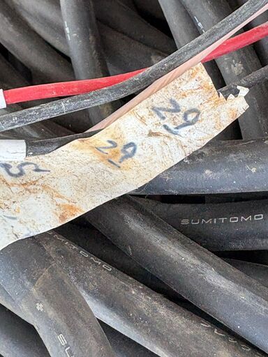【大量まとめ売り】電線 ケーブル束 各種混合 住友電工など 中古 現状品