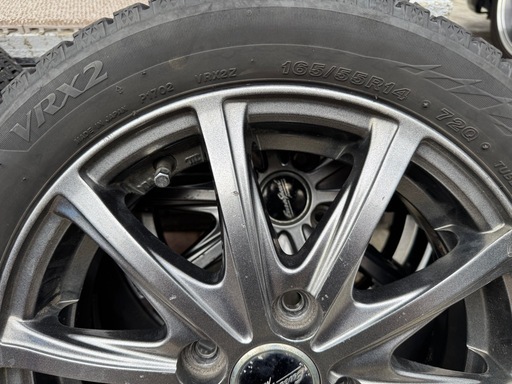 (バリ溝！)スタッドレスタイヤ165/55r14