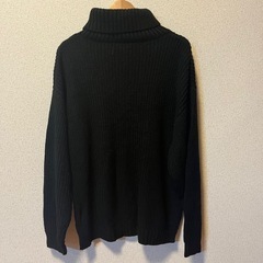 U.S. POLO ASSN. 黒 タートルネック ニットの画像