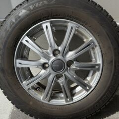 145/80R13 ブリヂストン ブリザックVRX2　ホイール付き スタドレスセット4本 の画像
