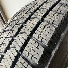 145/80R13 ブリヂストン ブリザックVRX2　ホイール付き スタドレスセット4本 の画像