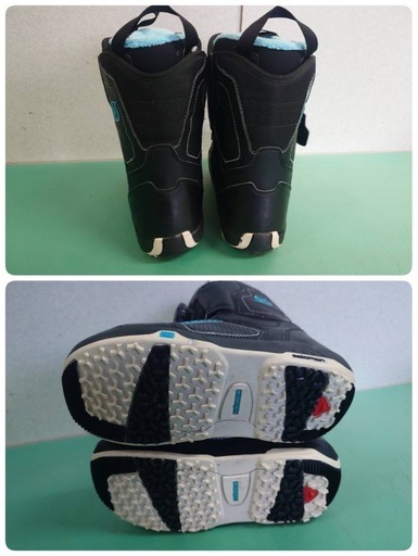 お値下げ！　● 6) SALOMON PEARL BOA サロモン スノーボードブーツ ブラック レディース 23cm 中古 ③