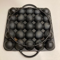 池永鉄工 たこ焼き器 25穴 鉄鋳物 の画像
