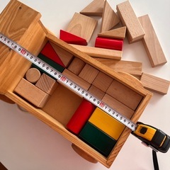 積み木トラックの画像