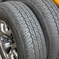 スズキ ジムニー JB64 JB74 純正 新車外し ダンロップ GRANDTREK AT20 195/80R15 ホイール付きタイヤ4本セットの画像
