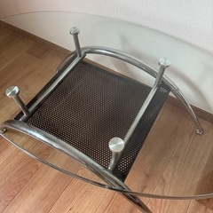 【定価9990円】【廃盤モデル】 ガラステーブル リビング ニトリ 黒の画像