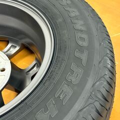 スズキ ジムニー JB64 JB74 純正 新車外し ダンロップ GRANDTREK AT20 195/80R15 ホイール付きタイヤ4本セットの画像