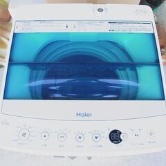 ハイアール 全自動洗濯機 JW-C45A　4.5kg　2017年製の画像