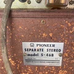 Pioneerパイオニア　レコードプレーヤーの画像
