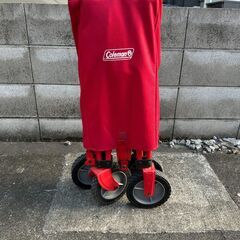 コールマン、キャリーワゴン　赤の画像