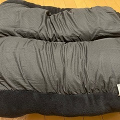 ペット用ベッドふわふわ冬用  ブラックの画像