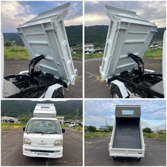 平成 15年TE-S210Pハイゼットトラックダンプ(PTO) 切り替え4WD◎ 5速マニュアル エアコン付き車検9年10月の画像