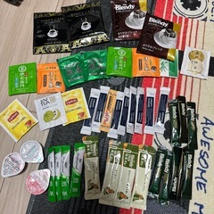コーヒー、お茶、紅茶、クリーミーパウダー、マウスウオッシュなどセットの画像