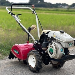 常総市から関東農機 耕うん機 ヘルパー KR66 菜太郎 耕運機 ガソリンエンジン GM182LN 歩行型 管理機 逆転 正転デフロック付き　の画像