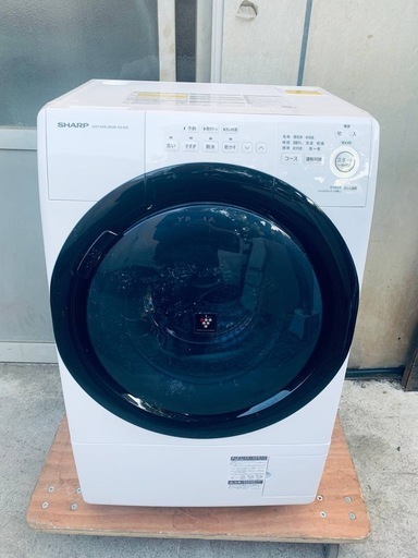 SHARP ドラム式電気洗濯乾燥機  ES-S7E-WR