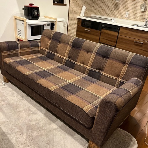 クラッシュゲート　3人がけソファ