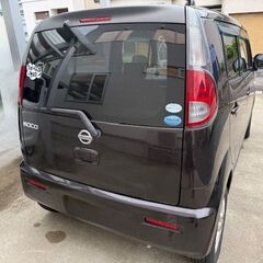 快適でオシャレ！日産モコ平成24年式 ナビETC付！走行12万キロだが機関良好！車検R9.2まで！の画像