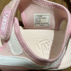 VANS サンダル　子供の画像