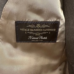 メンズ セットアップスーツ ブラウングレー　VITALE BARBERIS CANONICO 3ピースの画像