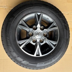 【美品】ハイエース 純正 サマータイヤ ホイール4本セット 195/80R15の画像