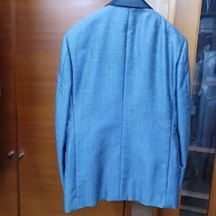 無料  ブルーのタキシードSサイズ（中古）の画像