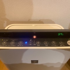 シャープ空気清浄機(加湿機能付き)の画像