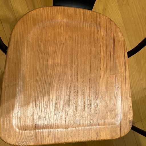 【引き渡し先決まりました】ダイニングチェア カフェチェア2脚 アイアン