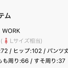 グローバルワーク　　セットアップ　Lサイズの画像