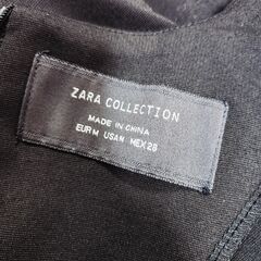 ZARA(ザラ) 長いお袖がお洒落感＆遊び心たっぷり。シンプルなのに可愛らしいワンピース、いかがでしょうか？の画像