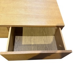 【美品】unico CORSO オーク材 AVボード ローボード W100cmの画像