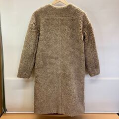 AMERICAN HOLIC Vネックロングボアコート（モカ）Mサイズの画像