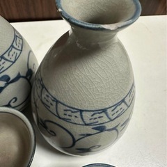 徳利と盃セット 20点 備前焼あり その他 金継ぎの画像