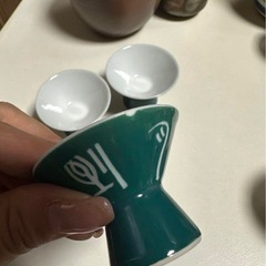 徳利と盃セット 20点 備前焼あり その他 金継ぎの画像