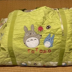 🌸となりのトトロ 幼児用布団セット 幼稚園用 袋付き ほぼ美品の画像