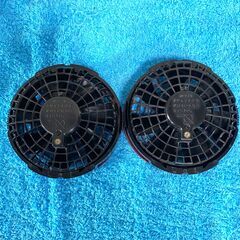 空調服　 18V対応 ファン2個・ケーブル1本・バッテリー1個・急速充電アダプター1個の画像