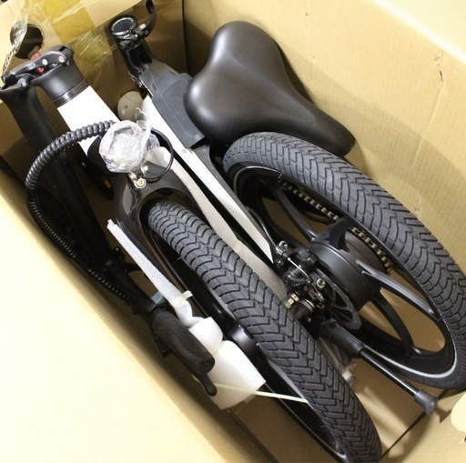 EntreVehicle E-BIKE S9 電動アシスト自転車 ホワイト 20インチ 折りたたみ自転車 アントレビークル