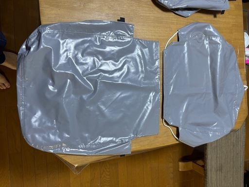 他社で入札あったら即終了！お早目に！未使用　純正ハイゼットトラックS510P 荷台スロープ式平シートとそれに使う純正ラバーバンドと純正防水シートカバーと純正灰皿をセットで！