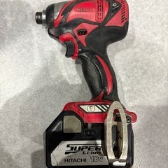 日立インパクトドライバー18V
の画像