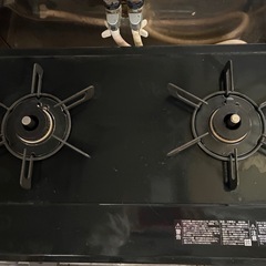 都市ガス用リンナイガステーブル
安心センサー搭載ガスコンロ 右強火力　 取説付きの画像