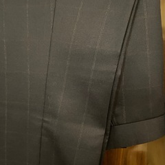 ONLY ネイビー ストライプ ビジネススーツ Lサイズ（175cm程度）の画像