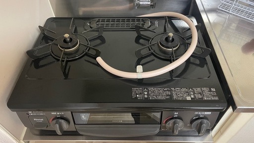 ガスコンロ 2025年製  左強火