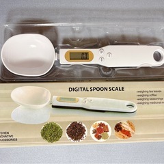 新品　デジタル計量スプーンスケール 500g ホワイト の画像