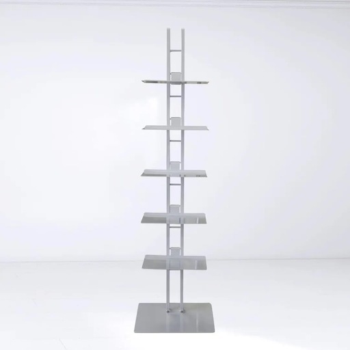 ルネセイコウ タワーシェルフシャトー グランデ　ホワイト　5段